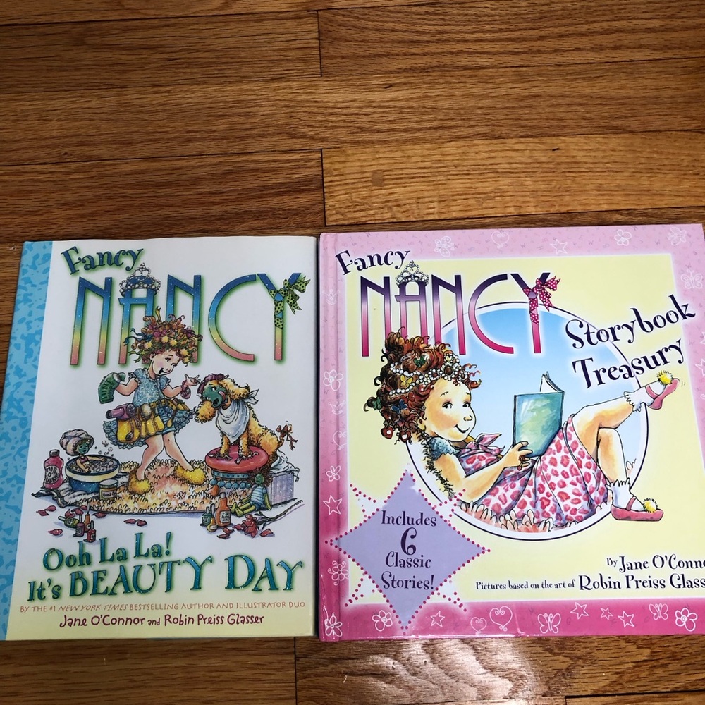 Fancy Nancy hardcover books 6 storybook‎ collection and Ooh La La Beauty Day